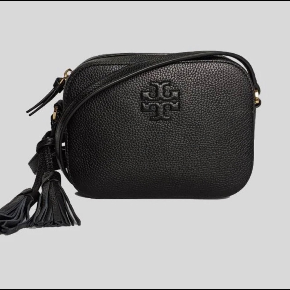 TORY BURCH THEA CAMERA BAG, BLACK (NWT)